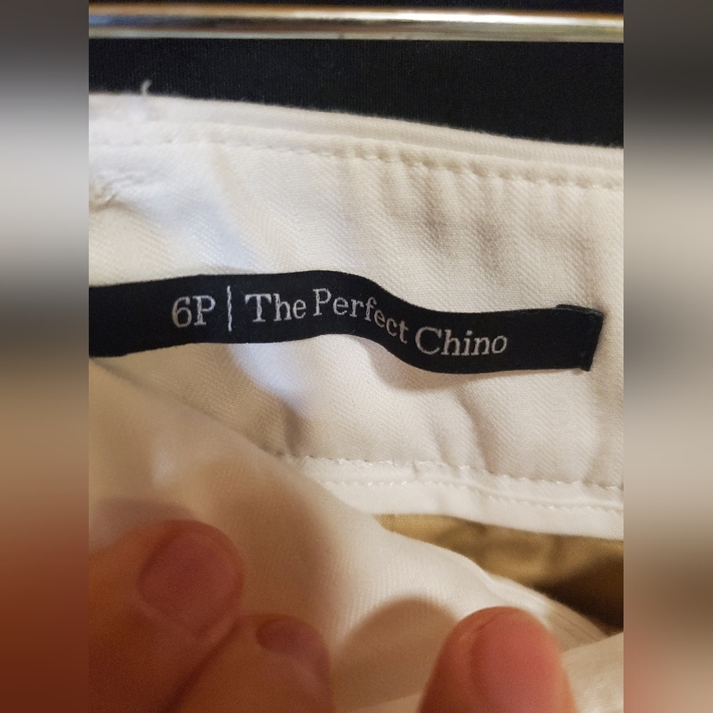 Talbots Chino White Dress Pants - Picture 7 of 8